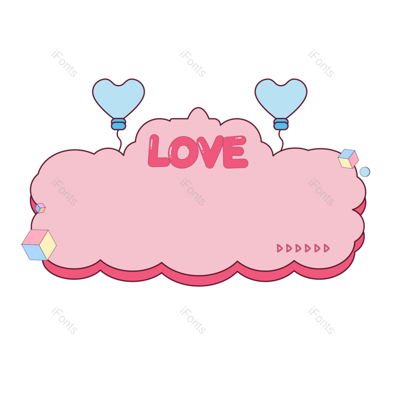 对话框图片,创意框元素,气球PNG,卡通边框免抠素材